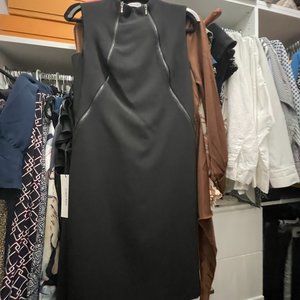 Calvin klein with double front zipper dress 8 EUC
